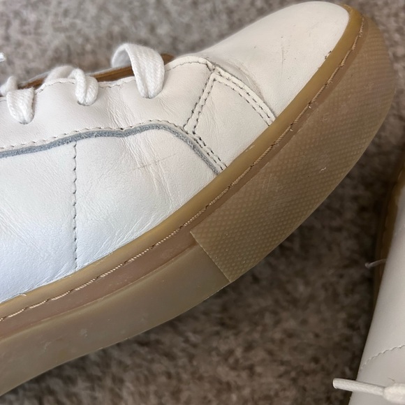 GREATS Brooklyn Royale White Leather and Gum Sneakers. US9/UK8.5/EUR41. Classic - Picture 14 of 16